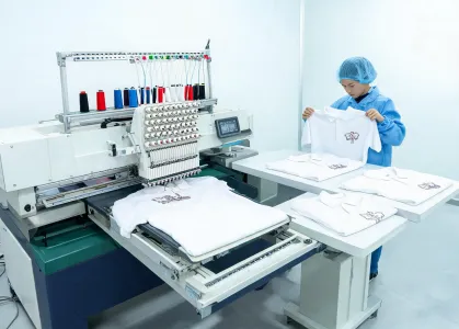 Apparel embroidery production